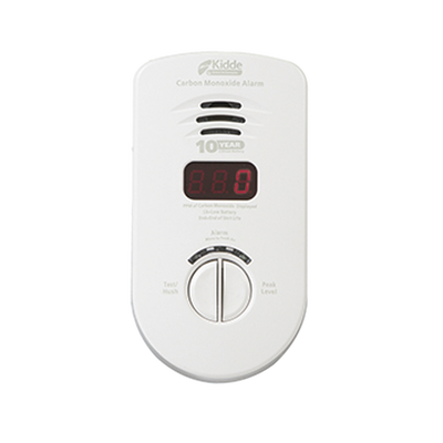 Alarma de Monoxido de Carbono 120 AC‚ Batería 10 años‚ Display