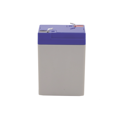 Batería 6 V / 4.5 Ah / UL / Tecnología AGM / Vida útil promedio 5 años / Para uso en equipo electrónico, Alarmas de Intrusión / Incendio/ Control de acceso / Video Vigilancia / Terminales F1 ( Incluye adaptador F2