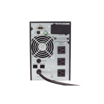 UPS 1000VA/900W  Online Doble Conversión /Pantalla LCD / 3 tomas 5-15R / Regulación de Voltaje / Protección RJ45