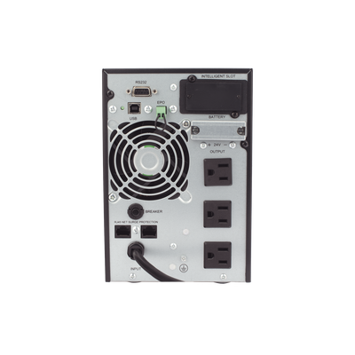 UPS 1000VA/900W  Online Doble Conversión /Pantalla LCD / 3 tomas 5-15R / Regulación de Voltaje / Protección RJ45
