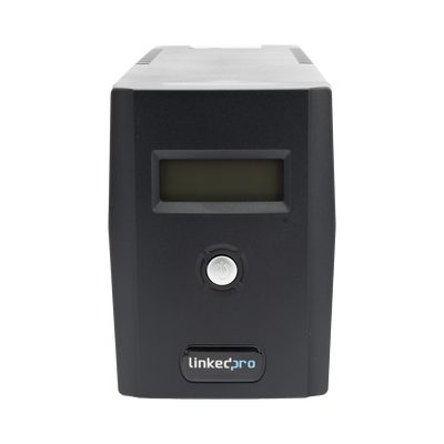 UPS 800VA/480 W Pantalla LCD / Línea Interactiva 120Vca / 6 tomas 5-15R (4 Respaldadas) / Regulación de Voltaje / Protección RJ45