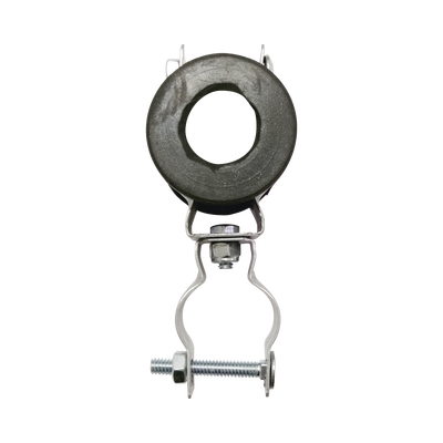 Aislador Bajada Pararrayos Torre STZ30/35/45 / Separación 6-7 cm / Cable hasta 250 MCM / Dieléctrico / Herrajes 3/4"-1 1/4"
