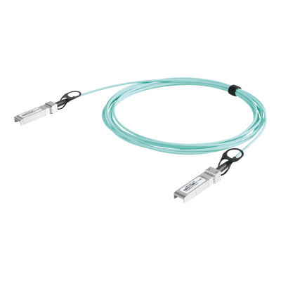 Cable AOC SFP+ de 1&10 Gbps a 1&10 Gbps / Cable de fibra óptica Activo / Longitud: 15 metros
