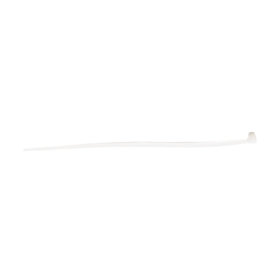 Cincho de plástico, Color Natural, 2.5 x 100 mm, Ideal para sujeción de cables (Bolsa con 100 piezas)
