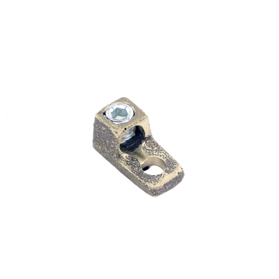 Conector Bornes 3/8" / Cable 4-2/0 AWG / Bronce 100% / Baja Resistencia / Sin Soldadura Exotérmica