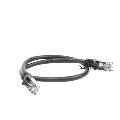 Cable de Parcheo FTP Cat6 - 0.5 Metros (1.64 Pies) - Negro