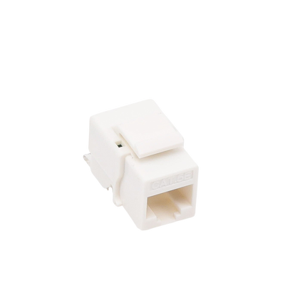 Módulo Jack Keystone Cat5e sin Herramienta (Toolless) para Faceplate - Color Blanco