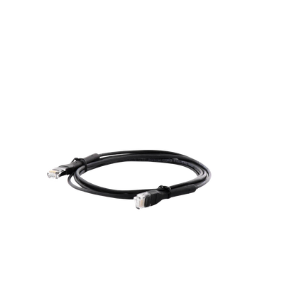 Mini Patch Cord Cat6 Ultra Slim 2 Metros (6.56 Pies) Negro ? Ahorra Espacio sin Organizadores, con Bota Flexible