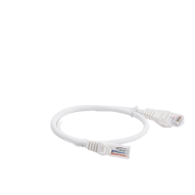 Cable de Parcheo UTP Cat6 - 0.5 Metros (1.64 Pies) - Blanco