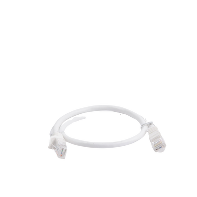 Cable de Parcheo UTP Cat6 - 0.5 Metros (1.64 Pies) - Blanco