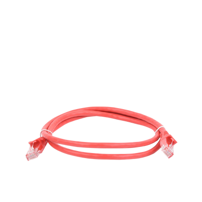 Cable de Parcheo UTP Cat6 - 1 Metro (3.28 Pies) - Rojo