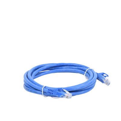 Cable de Parcheo UTP Cat6 - 2 Metros (6.56 Pies) - Azul