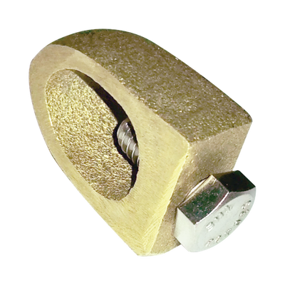 Conector Varilla-Cable 3/4" a 1/0 AWG / Bronce 100% / Acero Inox / Varilla 5/8"-3/4" / Cable 4-1/0 AWG