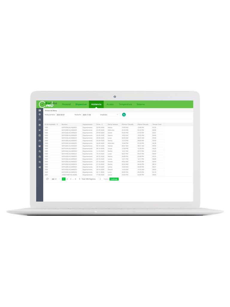 ZKTECO BIOTIMEPROSTARTER- Licencia de Asistencia Vitalicia / Versión WEB / Para 5 Terminales Centralizadas / 500 Empleados / 1 Punto para App / 1 Multicompañia