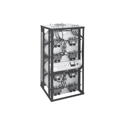 Combinador en Rack 24", 400-512 MHz, 6 Can.(10"Dia.) 250 KHz Tx-Tx, Monitor/Pot. 150 Watt, N Hembras.