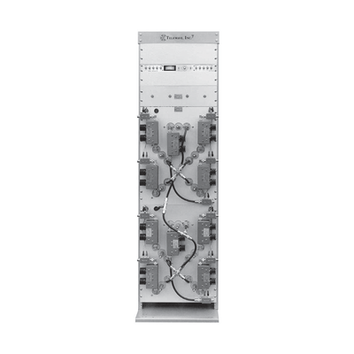 Combinador de Panel en Rack 19", 851-869 MHz,  8 Canales, 500 kHz, 150 Watt, N Hembras.