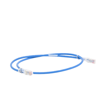 Patch Cord MC5 Modular Cat5e UTP, CM/LS0H, 1.52 Metros (5 Pies), Color Azul, Versión Bulk (Sin Empaque Individual)