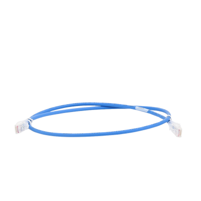 Patch Cord MC6 Modular Cat5e UTP, CM/LS0H, 3.05 Metros (10 Pies), Color Azul, Versión Bulk (Sin Empaque Individual)