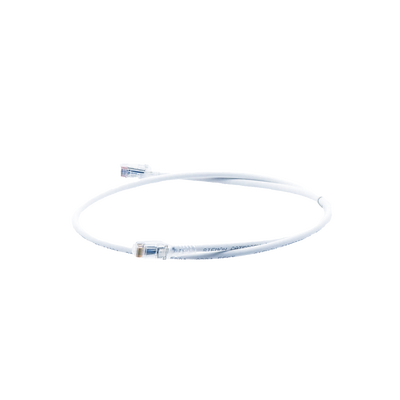Patch Cord MC6 Modular Cat6 UTP, CM/LS0H, 0.91 Metros (3 Pies), Color Blanco, Versión Bulk (Sin Empaque Individual)