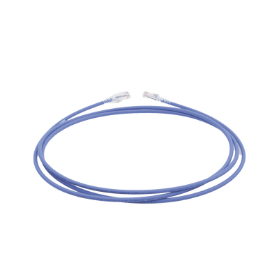 Patch Cord MC6 Modular Cat6 UTP, CM/LS0H, 2.13 Metros (7 Pies), Color Azul