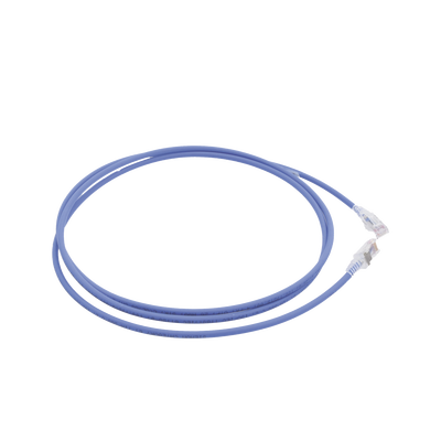 Patch Cord MC6 Modular Cat6 UTP, CM/LS0H, 2.13 Metros (7 Pies), Color Azul