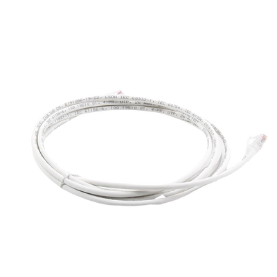 Patch Cord MC6 Modular Cat6 UTP, CM/LS0H, 3.05 Metros (10 Pies), Color Blanco, Versión Bulk (Sin Empaque Individual)