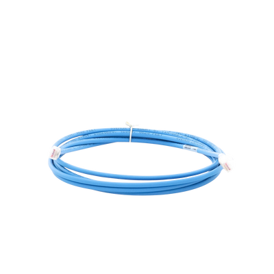 Patch Cord MC6 Modular Cat6 UTP, CM/LS0H, 3.05 Metros (10 Pies), Color Azul, Versión Bulk (Sin Empaque Individual)