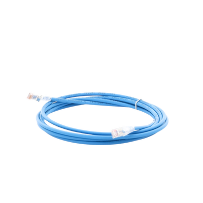 Patch Cord MC6 Modular Cat6 UTP, CM/LS0H, 3.05 Metros (10 Pies), Color Azul, Versión Bulk (Sin Empaque Individual)