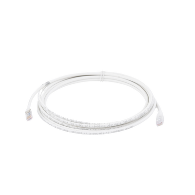 Patch Cord MC6 Modular Cat6 UTP, CM/LS0H, 4.57 Metros (15 Pies), Color Blanco