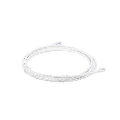 Patch Cord MC6 Modular Cat6 UTP, CM/LS0H, 4.57 Metros (15 Pies), Color Blanco