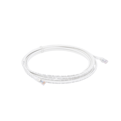 Patch Cord MC6 Modular Cat6 UTP, CM/LS0H, 4.57 Metros (15 Pies), Color Blanco