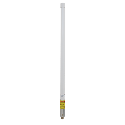 Antena base de fibra de vidrio MAXRAD, Frecuencia  896-940 Mhz, Ganancia 3dB.