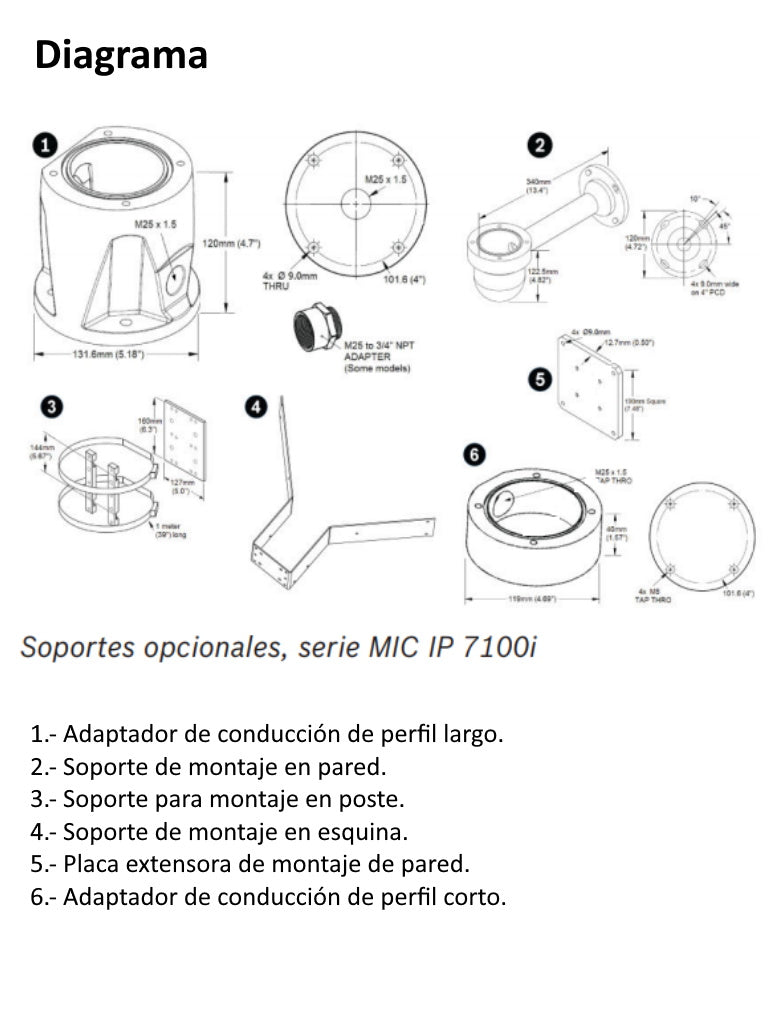 BOSCH V_MIC7522Z30B- PTZ 2MP IP Starlight 7000I/ IP68/ H.265/ Analiticos/ Zoom 30x