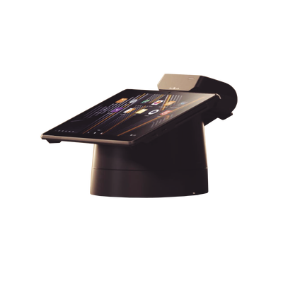 Soporte Giratorio SUNMI para V3 MIX/P3 MIX / Rotación 0°~180° / Entrada 24V 1.4A / Pogo Pin 6 PIN / USB Tipo-A / Ethernet / RJ12 / RS232 / Amplio Rango de Temperatura