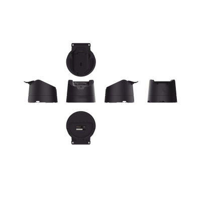 Soporte Giratorio SUNMI para V3 MIX/P3 MIX / Rotación 0°~180° / Entrada 24V 1.4A / Pogo Pin 6 PIN / USB Tipo-A / Ethernet / RJ12 / RS232 / Amplio Rango de Temperatura