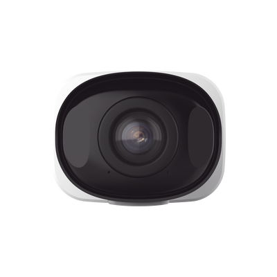 Cámara Bullet de Red Mini Panorámica 180° AI / 4K / Super WDR 120dB / Micrófono Integrado / IP67-IK10 / Soporte PoE / Almacenamiento 1TB / Analítica IA VCA 8 Modos