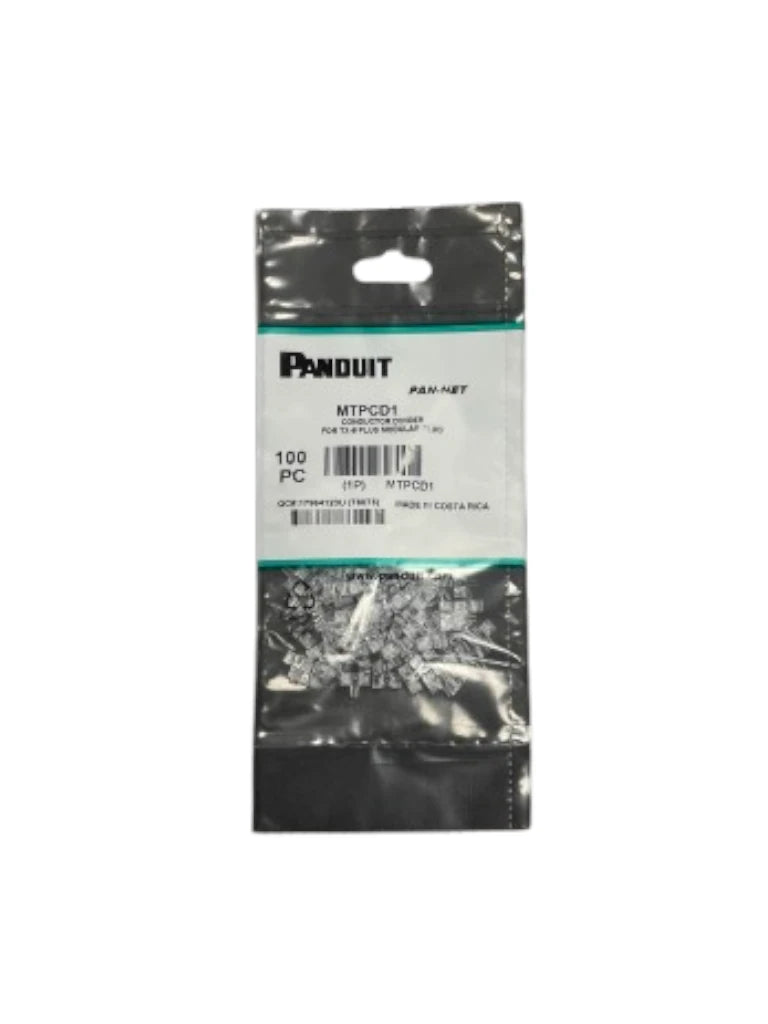 PANDUIT SP688-C PLUG CAT6 / Conector para terminación en campo RJ45 / UTP / 23-24 AWG / Categoría 6 / 100 piezas