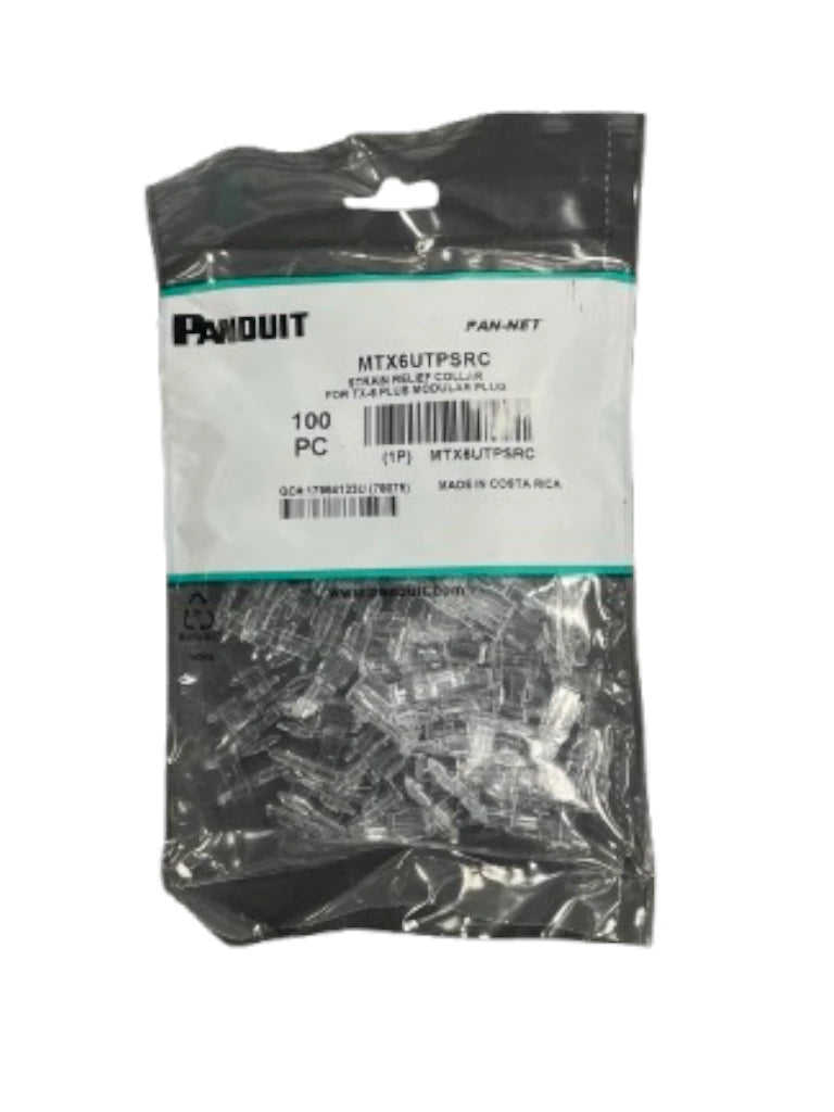 PANDUIT SP688-C PLUG CAT6 / Conector para terminación en campo RJ45 / UTP / 23-24 AWG / Categoría 6 / 100 piezas