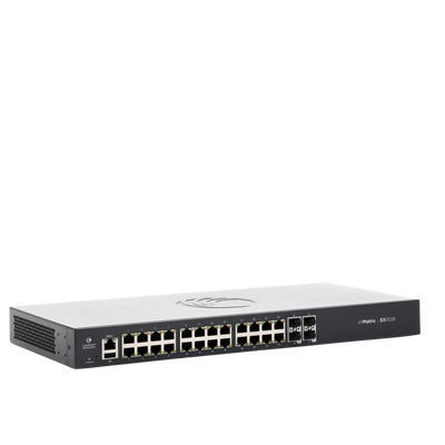 Switch cnMatrix EX1028  de 24 puertos Gigabit Ethernet y 4 SFP, Capa 2,  gestión en la nube