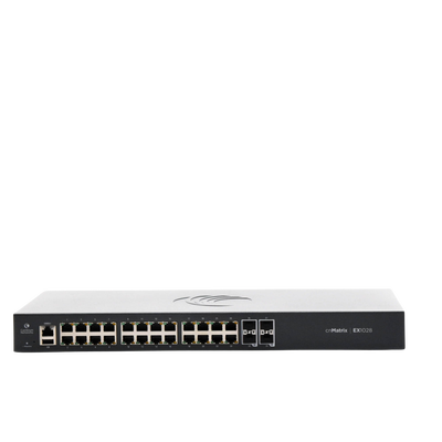 Switch cnMatrix EX1028  de 24 puertos Gigabit Ethernet y 4 SFP, Capa 2,  gestión en la nube