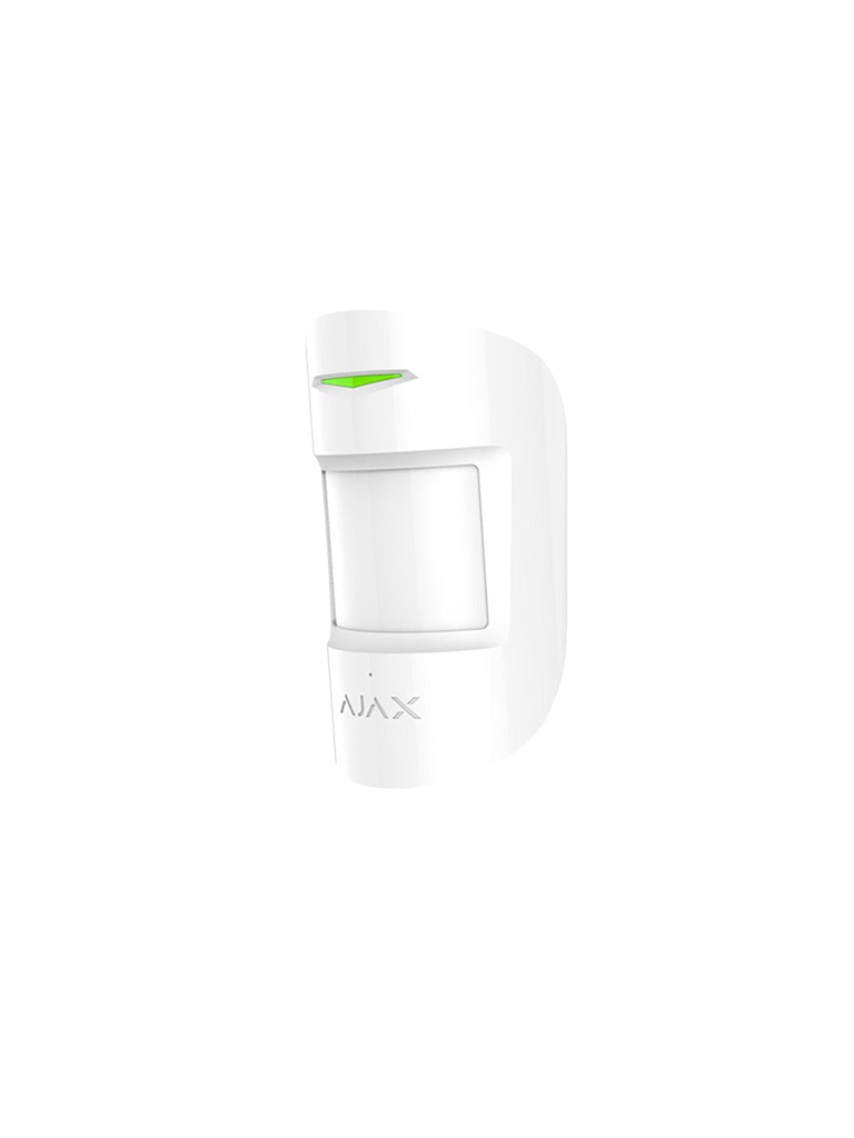 AJAX KIT STARTER - Panel de  alarma Hub2Plus conexión Ethernet / WiFi /  LTE APP “AJAX PRO” iOS y Android , 1 sensor de movimiento y 1 detector de puerta o ventana con entrada auxiliar en color blanco