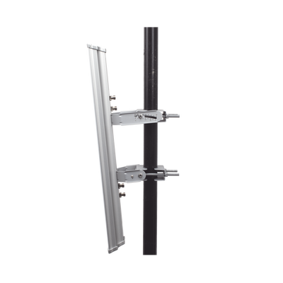 Antena Sectorial MIMO 4X4 de 45 º,  4.9 - 6.4 GHz, IP55, Ganancia de 22 dBi, 4 Conectores N-hembra, Montaje y Jumper tipo N incluido.