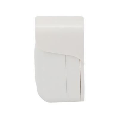 Sensor de Movimiento Tipo Cortina / 100 % Exterior / Alimentado por baterias / Doble tecnologia MW & PIR / Compatible con cualquier panel de alarma