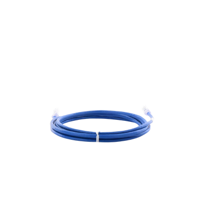 Cable de Parcheo UTP Categoría 6, con Plug Modular en Cada Extremo - 3 Metros (9.84 Pies) - Azul