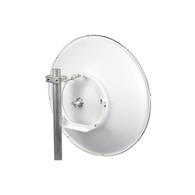 Antena Direccional de alto rendimiento / diámetro  de 60 cm / 5.9-7.2 GHz / Ganancia 30 dBi / SLANT de 45 ° y 90 ° / Ideal para 30 km / Conector N-Hembra / Montaje  y jumpers incluidos.