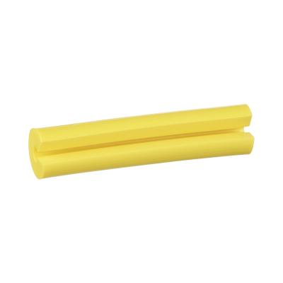 Manguito Porta Etiquetas de Identificación, Para Fibra Simplex de 2 mm, 0.08 Pulgadas (2 mm) de Largo, Color Amarillo, Paquete de 100pz