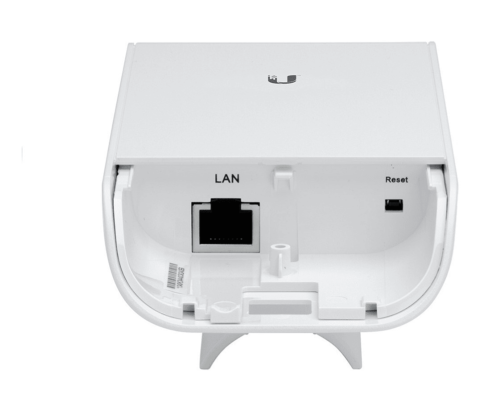 UBIQUITI NANOSTATION LOCOM5 - Radio Airmax 5.8GHz para exteriores con antena integrada tipo panel de 13 dBi, MIMO, potencia de 23 dBm y rendimiento de hasta 150 Mbps.