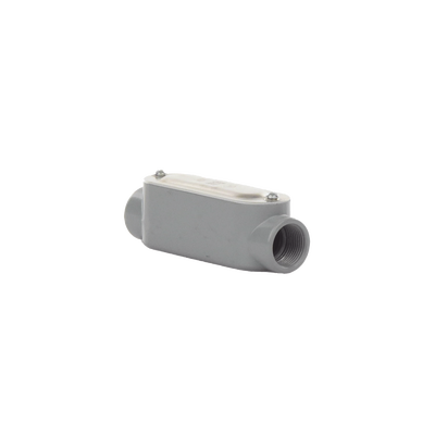 Caja Condulet tipo C de 3/4" (19.05 mm) Incluye tapa y tornillos.
