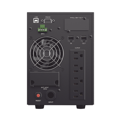 UPS de 1000 VA/900 W, Online Doble Conversión, Entrada 120 Vca NEMA 5-15P, Onda Senoidal Pura, Tipo Torre, Con 4 Tomas NEMA 5-15R