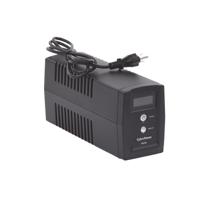 UPS de 750 VA/300 W, Topología Línea Interactiva, Entrada 120 Vca NEMA 5-15P, y 6 Salidas NEMA 5-15R, Con Regulador de Voltaje (AVR)